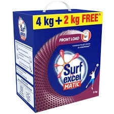Surf Excel Matic Powder - సర్ఫ్ ఎక్సెల్ మాటిక్ పౌడర్ - 4kg+2kg Free ( F L )