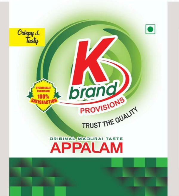 K Brand Papad -  K బ్రాండ్ అప్పడాలు - 100g