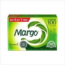 Margo Neem Soap - మార్గో వేప సబ్బు - 100g×5 ( Buy 4 get 1 Free )