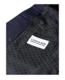 Luxrio Formal Wear Polyester Viscose Single Breasted For Men - navy