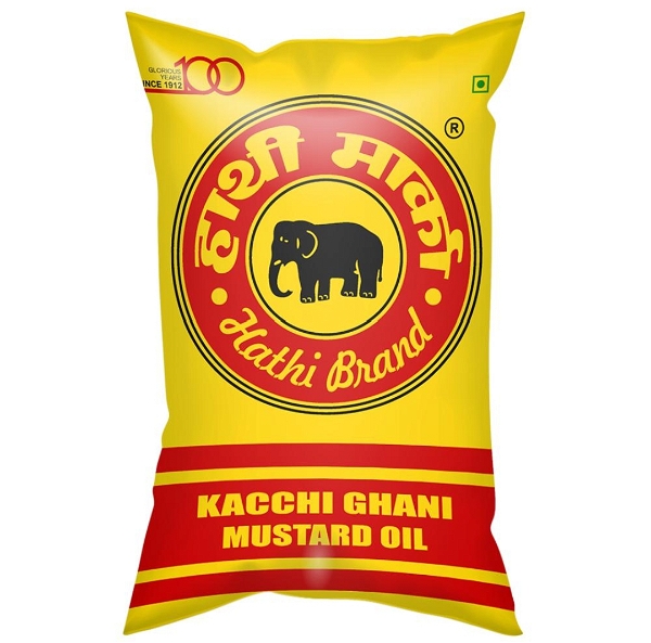 Hathi Kachi Ghani Mustard Oil 1L