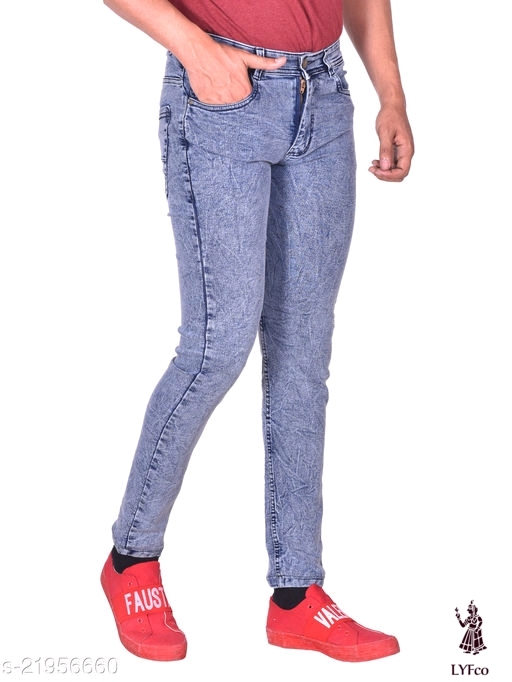 GD006 Light Blue Slim Fit Men Jeans  Noggah Denims