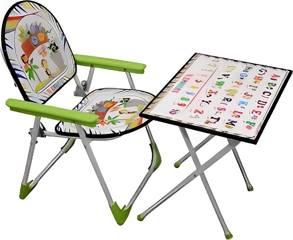 Kirat Chhota Bheem Big Table Chair Set 12667