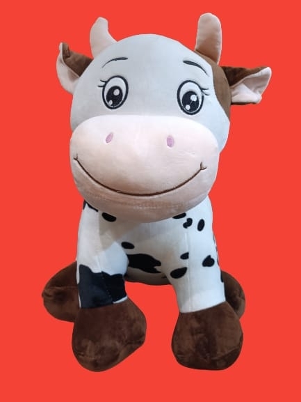 Sitting cow 50cm soft toy