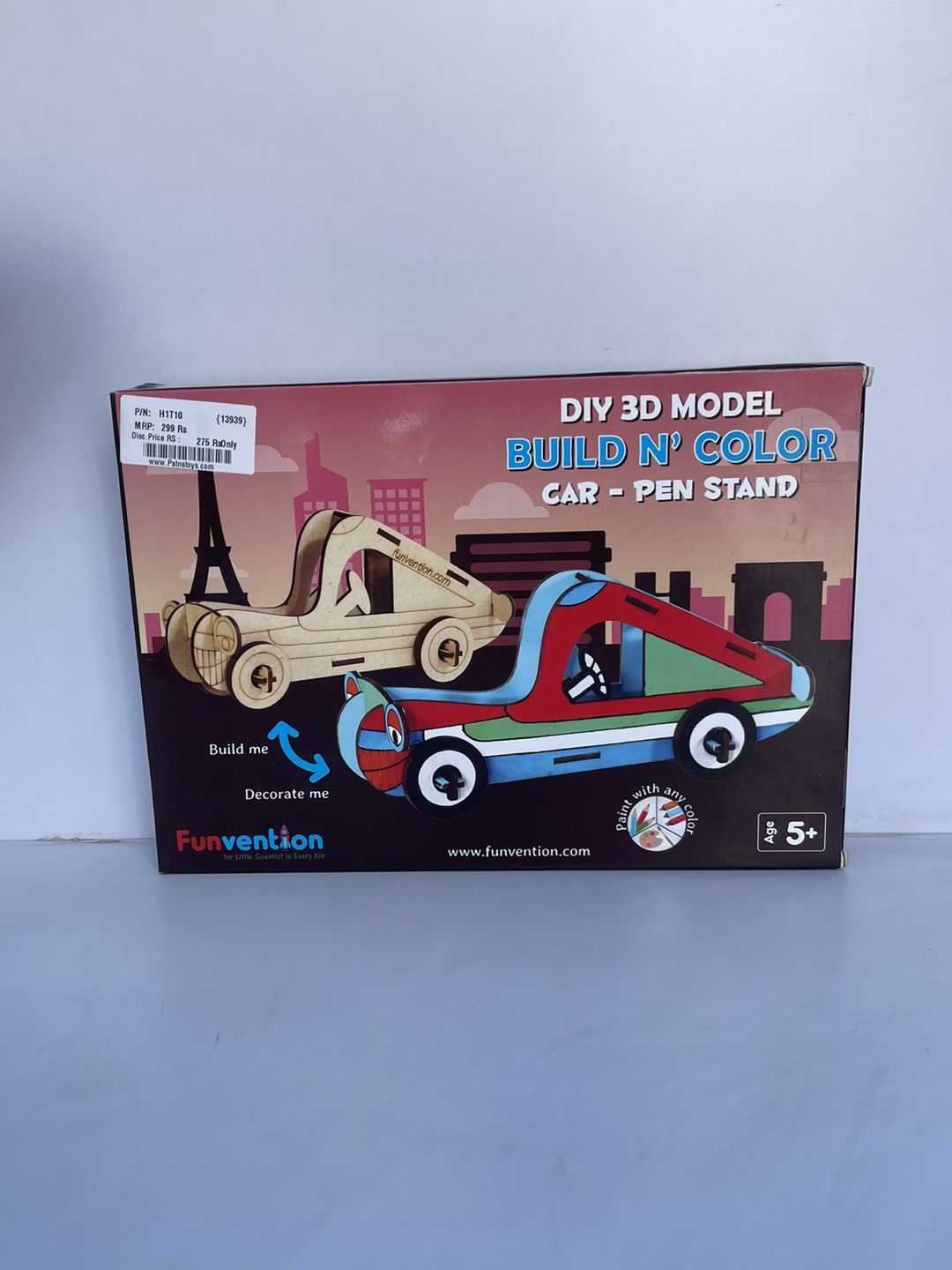 3D Model Build Color Car Pen Stand