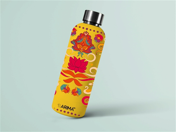 ARIMA 980ml Arima UV & 3D Printed - Lotus & Ducks - Yellow - YELLOW, https://youtu.be/Dgdem09WjXg, 0.32