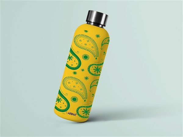 ARIMA 980ml Arima UV & 3D Printed - Paisley Mango - Yellow - YELLOW, https://youtu.be/Dgdem09WjXg, 0.32