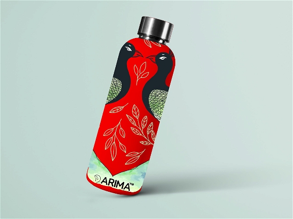 ARIMA 980ml Arima UV & 3D Printed - Twin Peacock - Red - RED, https://youtu.be/Dgdem09WjXg, 0.32