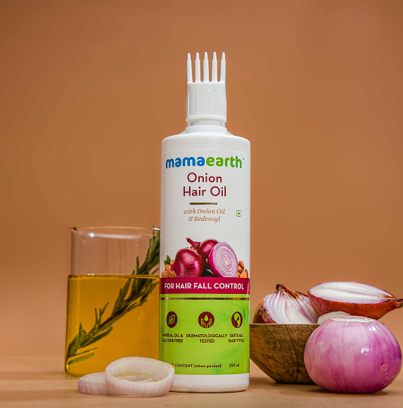 Mamaearth Onion Oil for Hair Regrowth  Flat 20 Off SAVE25