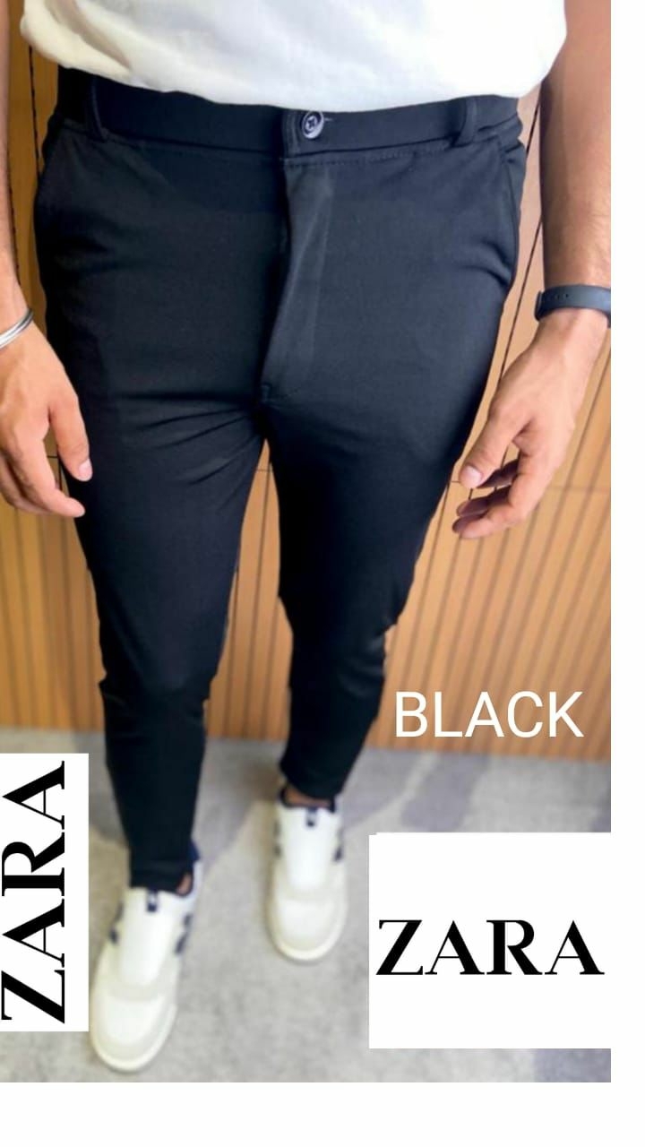 Zara Basic Womens Pant Pants M Light Brown Khaki Casual Tapered Leg NWT |  eBay