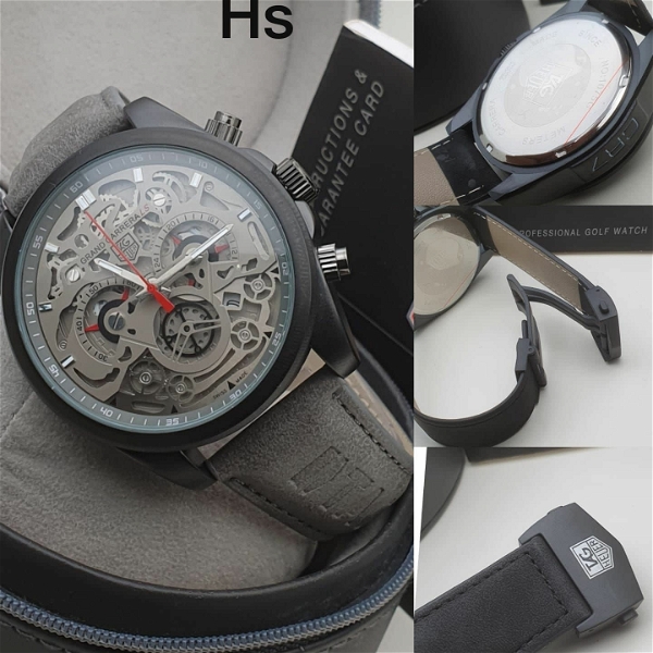 Tag Heuer Grand Carrera CR7  leather, TAG Heuer, chronograph