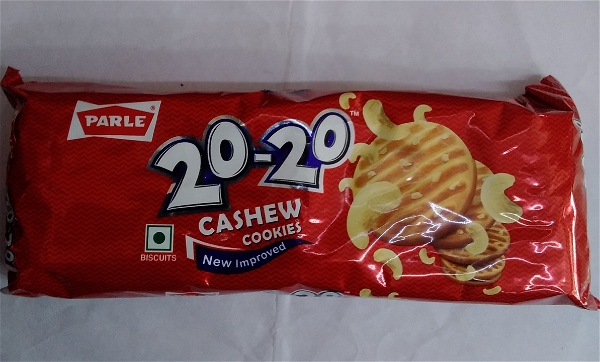 PARLE 20-20 CASHEW COOKIES 200 G