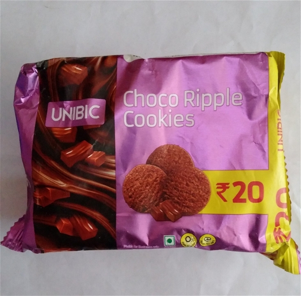 UNIBIC CHOCO CHIP RIPPLE COOKIES 110 G