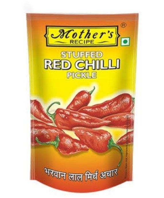 MOTHER'S RECIPE STUFFED RED CHILLI PICKLE 200 G
