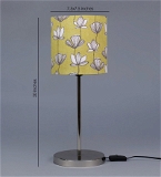 Mustard Flora Lamp